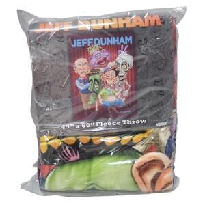 Jeff Dunham 45" x 60" Fleece Throw Blanket Seriously Achmed Peanut Bubba Jose